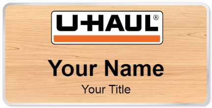 Custom name badges for Uhaul