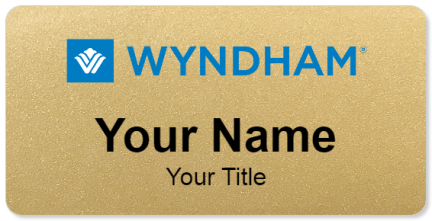 Custom name badges for Wyndham