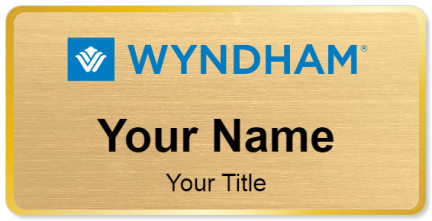 Custom name badges for Wyndham