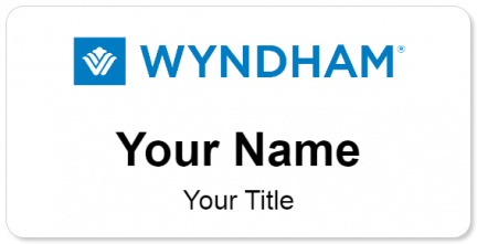 Custom name badges for Wyndham