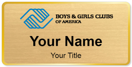 Custom name badges for Boys and Girls Clubs of America