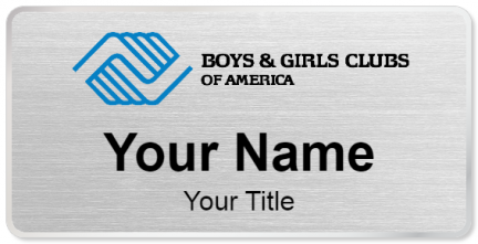 Custom name badges for Boys and Girls Clubs of America