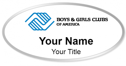 Custom name badges for Boys and Girls Clubs of America