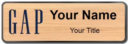 Custom name badges for Gap Inc