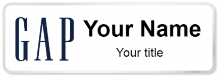 Custom name badges for Gap Inc