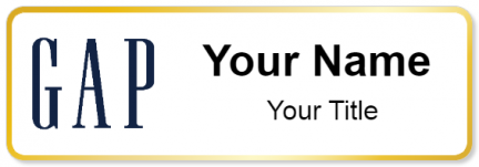 Custom name badges for Gap Inc