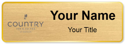 Custom name badges for Country Inn & Suites by Radisson