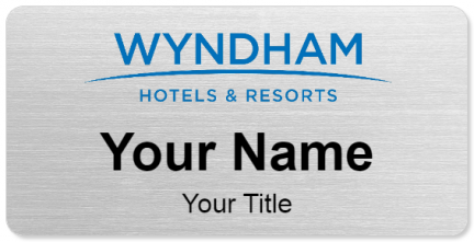 Custom name badges for Wyndham Hotels and Resorts