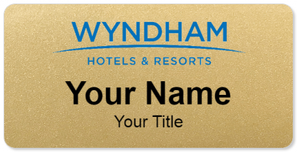 Custom name badges for Wyndham Hotels and Resorts