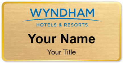 Custom name badges for Wyndham Hotels and Resorts