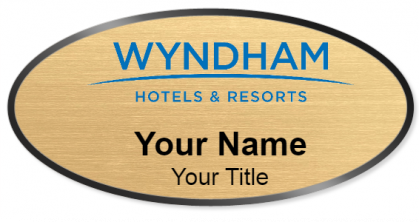 Custom name badges for Wyndham Hotels and Resorts