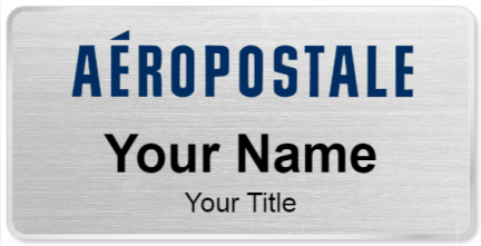 Custom name badges for Aeropostale