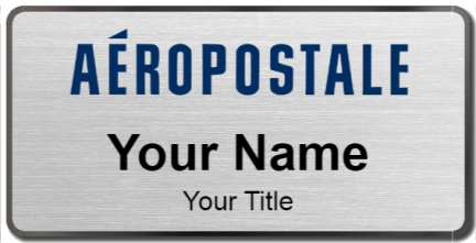 Custom name badges for Aeropostale