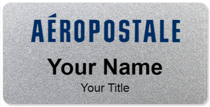 Custom name badges for Aeropostale
