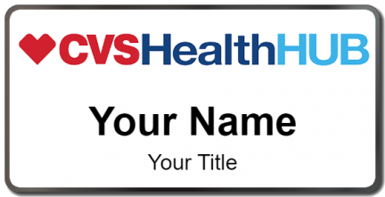 Custom name badges for CVS Health HUB