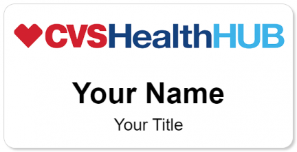 Custom name badges for CVS Health HUB