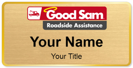 Custom name badges for Good Sam Roadside