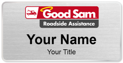 Custom name badges for Good Sam Roadside
