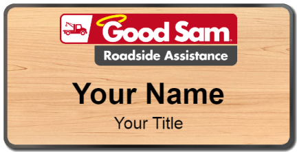 Custom name badges for Good Sam Roadside
