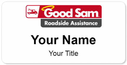 Custom name badges for Good Sam Roadside