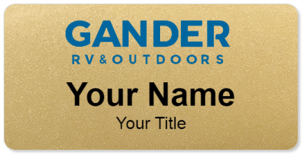 Custom name badges for Gander RV & Outdoors