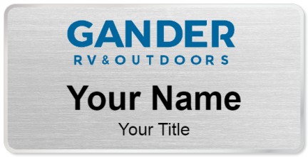 Custom name badges for Gander RV & Outdoors