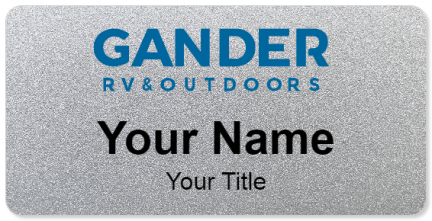 Custom name badges for Gander RV & Outdoors