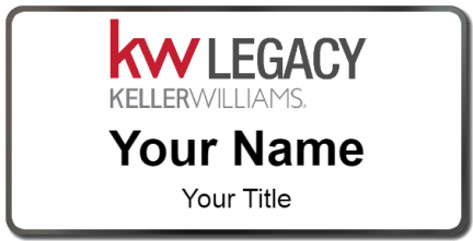 Custom name badges for KW LEGACY