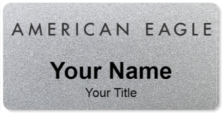 Custom name badges for American Eagle