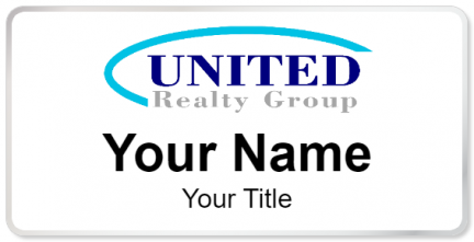 Custom name badges for United Realty Group