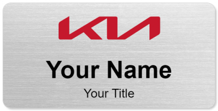 Custom name badges for Kia Red