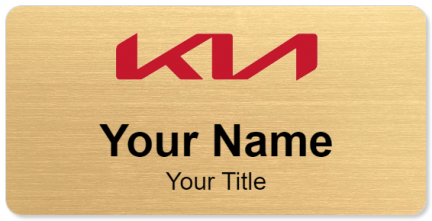 Custom name badges for Kia Red