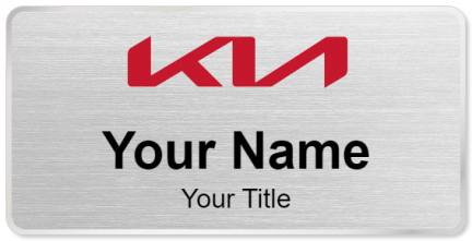 Custom name badges for Kia Red