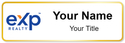 Custom name badges for EXP Realty