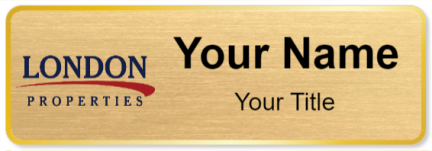 Custom name badges for London Properties