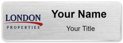 Custom name badges for London Properties