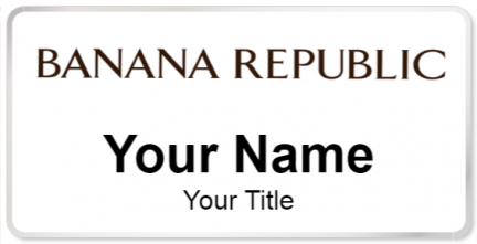Custom name badges for Banana Republic
