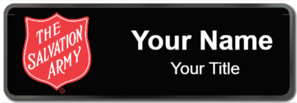 Custom name badges for The Salvation Army