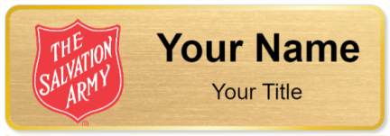 Custom name badges for The Salvation Army
