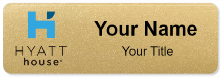 Custom name badges for Hyatt House