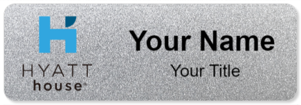 Custom name badges for Hyatt House