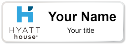 Custom name badges for Hyatt House