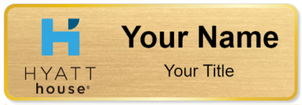 Custom name badges for Hyatt House