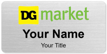 Custom name badges for DG Market