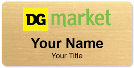Custom name badges for DG Market
