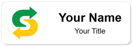 Custom name badges for Subway small