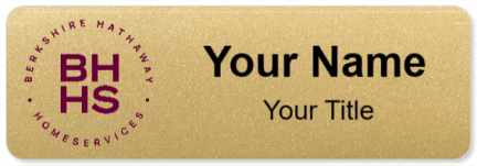 Custom name badges for Berkshire Hathaway HomeServices Seal