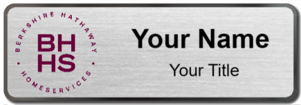 Custom name badges for Berkshire Hathaway HomeServices Seal