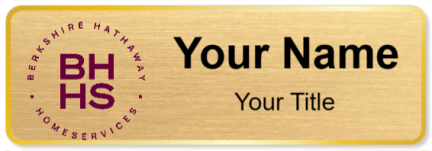 Custom name badges for Berkshire Hathaway HomeServices Seal