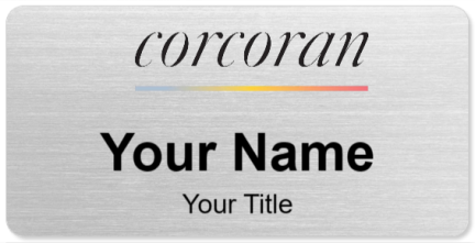 Custom name badges for The Corcoran Group